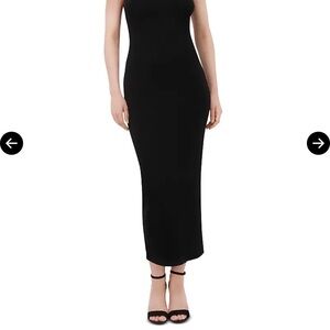 BCBGMaxAzria Black Sleeveless Maxi Dress